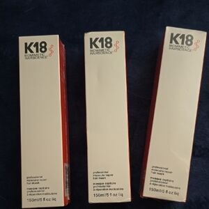 K18 Biomimetic Hairscience Professional Hair Mask - White and Red